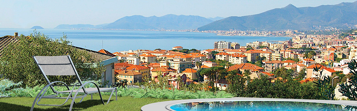 Vendita Appartamenti di Nuova Costruzione a Borgio Verezzi, vista panoramica sul golfo