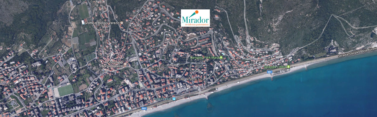 Zona panoramica a Borgio Verezzi